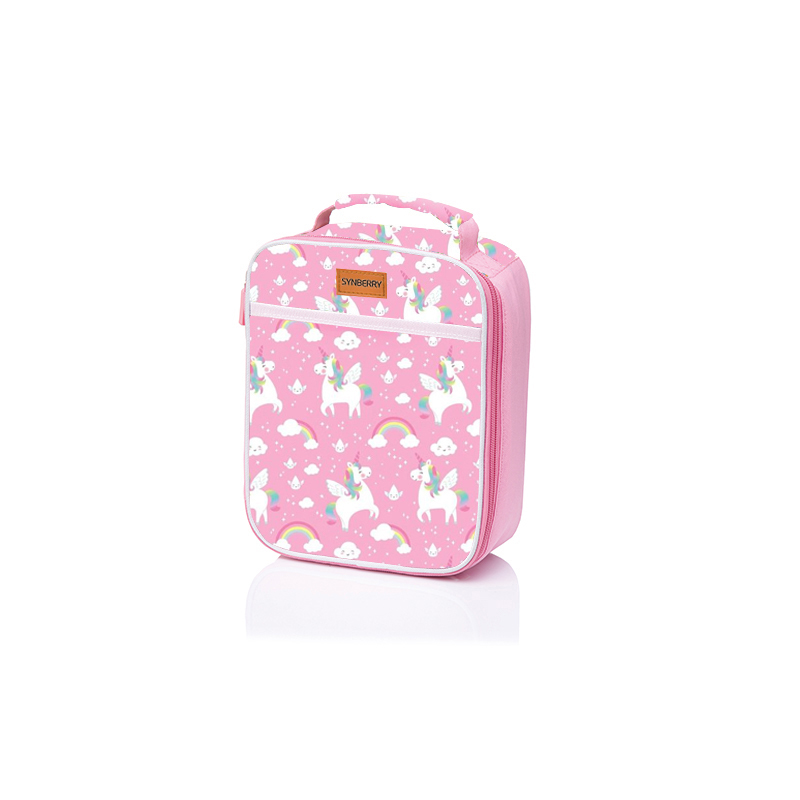 Pink Cute School Lunch Bag