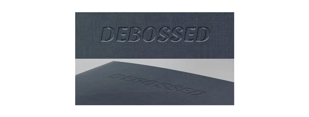 Debossed logo Debossed logo