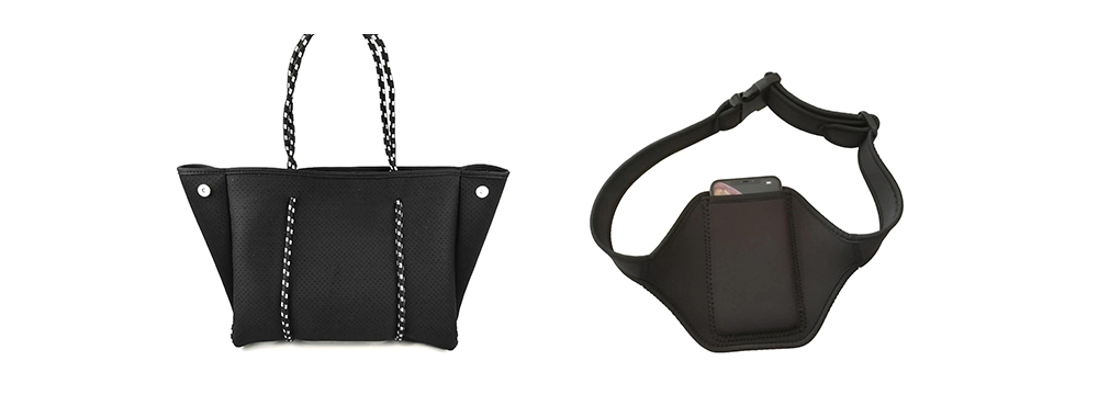Picture display neoprene mommy bag and makeup bag Picture display neoprene mommy bag and makeup bag
