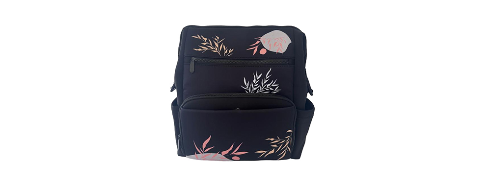 Picture display of finished chloroprene rubber backpack Picture display of finished chloroprene rubber backpack