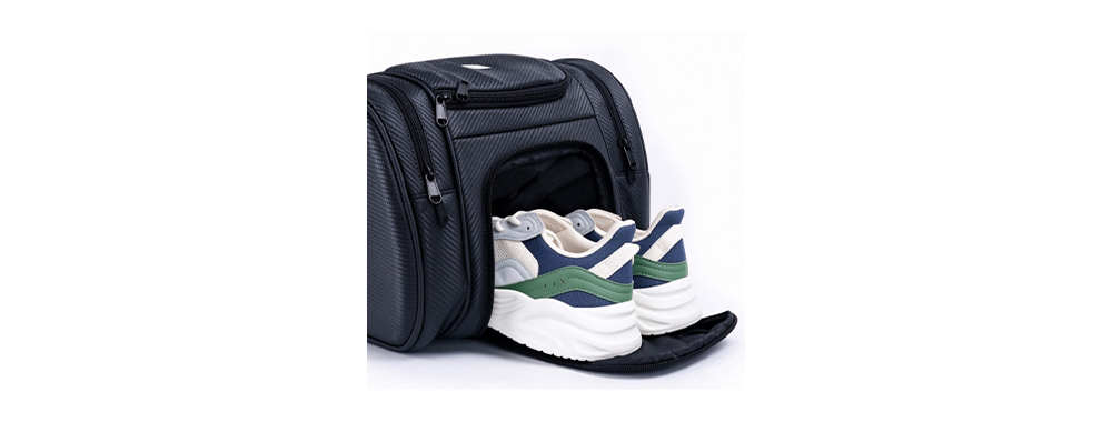 Independent breathable shoe compartment 